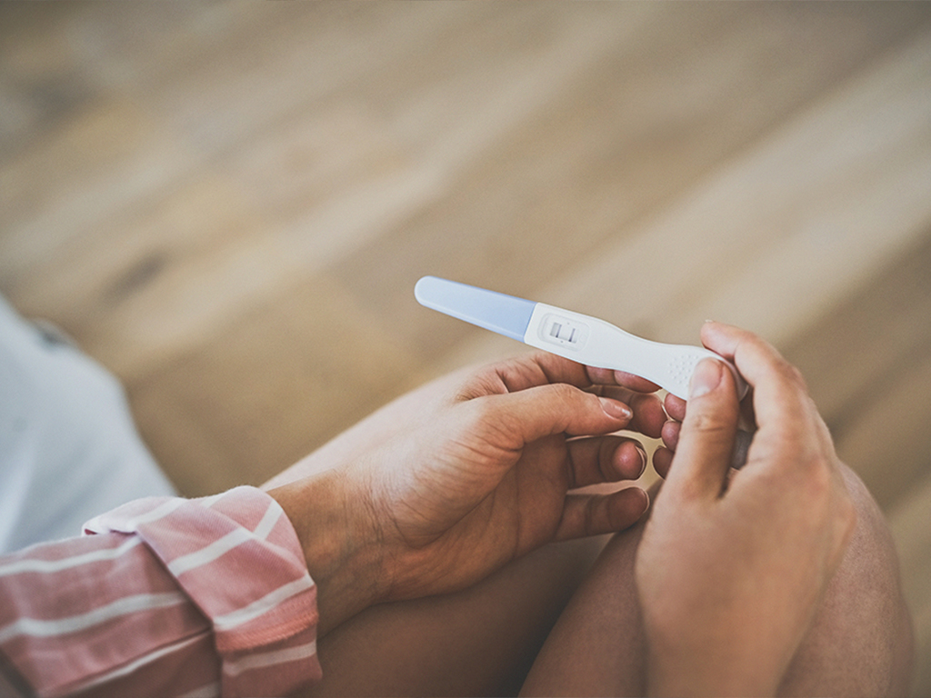 Aleris Fertility Positive Pregnancy Test 1024x768